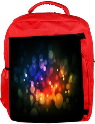 

Snoogg Eco Friendly Canvas Red And Blue Spots Designer Backpack Rucksack School Travel Unisex Casual Canvas Bag Bookbag Satchel 5 L Backpack(Red)
