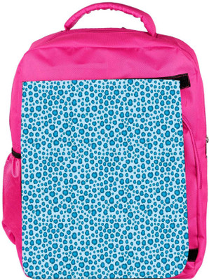 

Snoogg Eco Friendly Canvas Abstract Blue Pattern Design Designer Backpack Rucksack School Travel Unisex Casual Canvas Bag Bookbag Satchel 5 L Backpack(Pink)