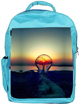

Snoogg Eco Friendly Canvas Bubble Sight Backpack Rucksack School Travel Unisex Casual Canvas Bag Bookbag Satchel 5 L Backpack(Blue)