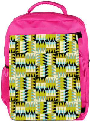 

Snoogg Eco Friendly Canvas Wave Centric 2443 Backpack Rucksack School Travel Unisex Casual Canvas Bag Bookbag Satchel 5 L Backpack(Pink)