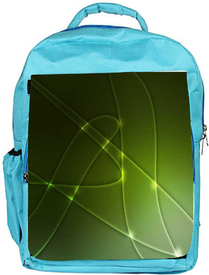 

Snoogg Eco Friendly Canvas Abstract Green Shapes Background Texture Backpack Rucksack School Travel Unisex Casual Canvas Bag Bookbag Satchel 5 L Backpack(Blue)