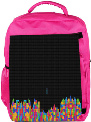 

Snoogg Eco Friendly Canvas Computer Game Designer Backpack Rucksack School Travel Unisex Casual Canvas Bag Bookbag Satchel 5 L Backpack(Pink)