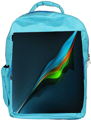 

Snoogg Eco Friendly Canvas Abstract Multicolor Pattern Designer Backpack Rucksack School Travel Unisex Casual Canvas Bag Bookbag Satchel 5 L Backpack(Blue)