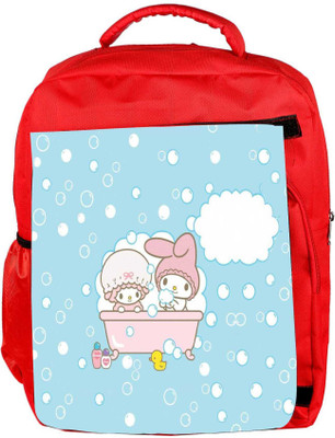 

Snoogg Eco Friendly Canvas Cute Baby Shower Backpack Rucksack School Travel Unisex Casual Canvas Bag Bookbag Satchel 5 L Backpack(Red)
