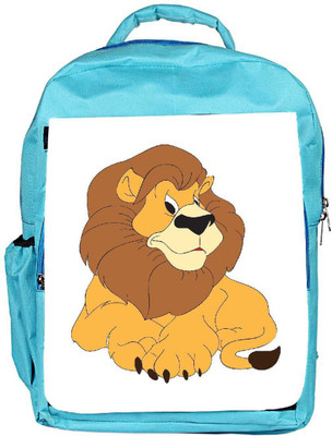 

Snoogg Eco Friendly Canvas Lion Backpack Rucksack School Travel Unisex Casual Canvas Bag Bookbag Satchel 5 L Backpack(Blue)