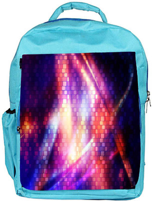 

Snoogg Eco Friendly Canvas Digital Groove Designer Backpack Rucksack School Travel Unisex Casual Canvas Bag Bookbag Satchel 5 L Backpack(Blue)