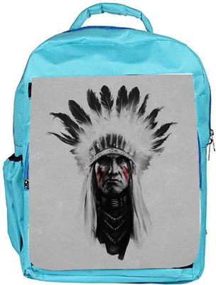 

Snoogg Eco Friendly Canvas Red Indian Minimal Backpack Rucksack School Travel Unisex Casual Canvas Bag Bookbag Satchel 5 L Backpack(Blue)