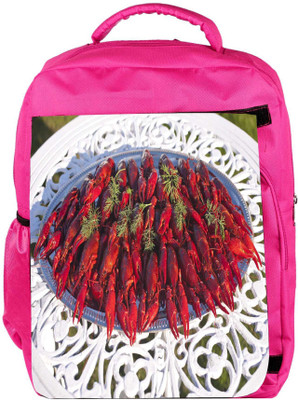 

Snoogg Eco Friendly Canvas Crayfishes Backpack Rucksack School Travel Unisex Casual Canvas Bag Bookbag Satchel 5 L Backpack(Pink)