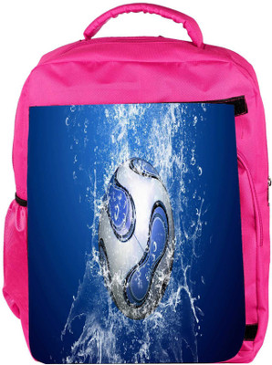 

Snoogg Eco Friendly Canvas Lets Football Designer Backpack Rucksack School Travel Unisex Casual Canvas Bag Bookbag Satchel 5 L Backpack(Pink)