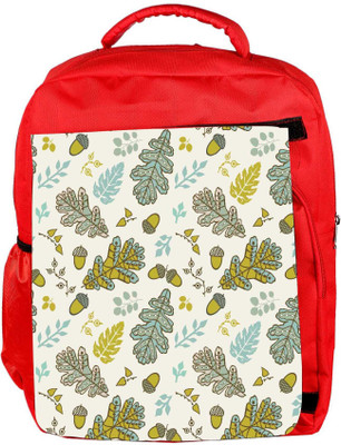 

Snoogg Eco Friendly Canvas Colorful Nuts Designer Backpack Rucksack School Travel Unisex Casual Canvas Bag Bookbag Satchel 5 L Backpack(Red)