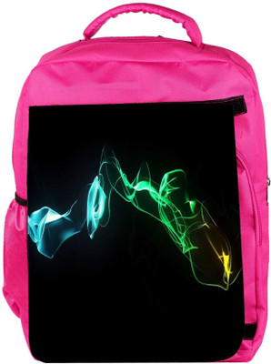 

Snoogg Eco Friendly Canvas Abstract Smoke Designer Backpack Rucksack School Travel Unisex Casual Canvas Bag Bookbag Satchel 5 L Backpack(Pink)