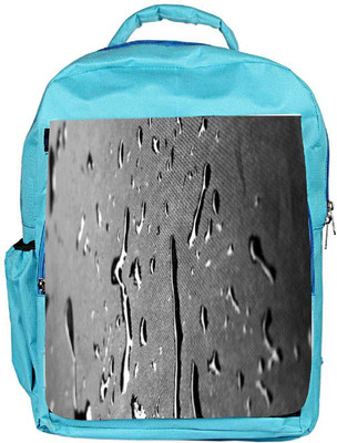 

Snoogg Eco Friendly Canvas Drops Texture Backpack Rucksack School Travel Unisex Casual Canvas Bag Bookbag Satchel 5 L Backpack(Blue)