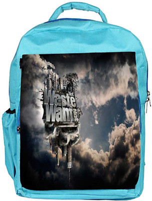 

Snoogg Eco Friendly Canvas Waste Wants Designer Backpack Rucksack School Travel Unisex Casual Canvas Bag Bookbag Satchel 5 L Backpack(Blue)