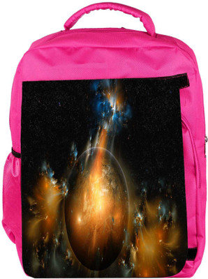 

Snoogg Eco Friendly Canvas Florous Sun Designer Backpack Rucksack School Travel Unisex Casual Canvas Bag Bookbag Satchel 5 L Backpack(Pink)