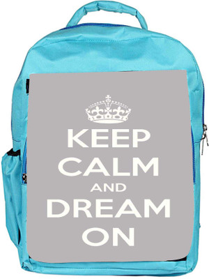 

Snoogg Eco Friendly Canvas Keep Calm And Dream On Backpack Rucksack School Travel Unisex Casual Canvas Bag Bookbag Satchel 5 L Backpack(Blue)