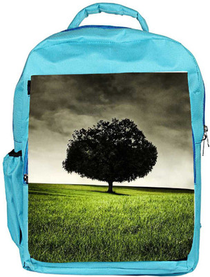 

Snoogg Eco Friendly Canvas Single Tree On Hill Backpack Rucksack School Travel Unisex Casual Canvas Bag Bookbag Satchel 5 L Backpack(Blue)
