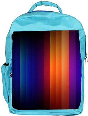 

Snoogg Eco Friendly Canvas Multicolor Rays Designer Backpack Rucksack School Travel Unisex Casual Canvas Bag Bookbag Satchel 5 L Backpack(Blue)