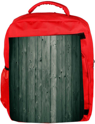

Snoogg Eco Friendly Canvas Wood Boards Designer Backpack Rucksack School Travel Unisex Casual Canvas Bag Bookbag Satchel 5 L Backpack(Red)