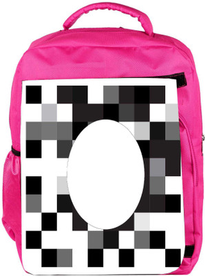 

Snoogg Eco Friendly Canvas Your Text Here Designer Backpack Rucksack School Travel Unisex Casual Canvas Bag Bookbag Satchel 5 L Backpack(Pink)