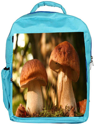 

Snoogg Eco Friendly Canvas Abstract Mushroom Designer Backpack Rucksack School Travel Unisex Casual Canvas Bag Bookbag Satchel 5 L Backpack(Blue)