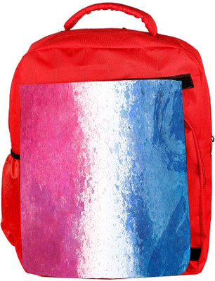 

Snoogg Eco Friendly Canvas Color Splashes Abstract Designer Backpack Rucksack School Travel Unisex Casual Canvas Bag Bookbag Satchel 5 L Backpack(Red)