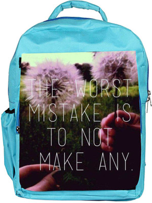 

Snoogg Eco Friendly Canvas Worst Mistake Backpack Rucksack School Travel Unisex Casual Canvas Bag Bookbag Satchel 5 L Backpack(Blue)