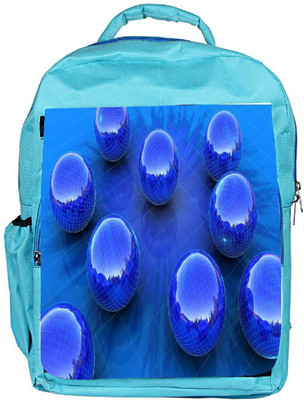

Snoogg Eco Friendly Canvas Blue Balls Designer Backpack Rucksack School Travel Unisex Casual Canvas Bag Bookbag Satchel 5 L Backpack(Blue)