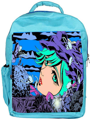 

Snoogg Eco Friendly Canvas Mermaid Among 2657 Backpack Rucksack School Travel Unisex Casual Canvas Bag Bookbag Satchel 5 L Backpack(Blue)