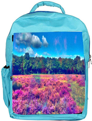 

Snoogg Eco Friendly Canvas Hippie World Backpack Rucksack School Travel Unisex Casual Canvas Bag Bookbag Satchel 5 L Backpack(Blue)