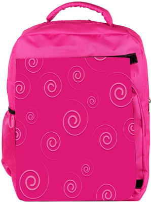 

Snoogg Eco Friendly Canvas Pink Pattern Designer Backpack Rucksack School Travel Unisex Casual Canvas Bag Bookbag Satchel 5 L Backpack(Pink)