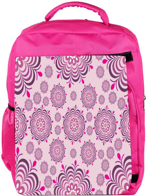 

Snoogg Eco Friendly Canvas Pink Pattern Designer Backpack Rucksack School Travel Unisex Casual Canvas Bag Bookbag Satchel 5 L Backpack(Pink)
