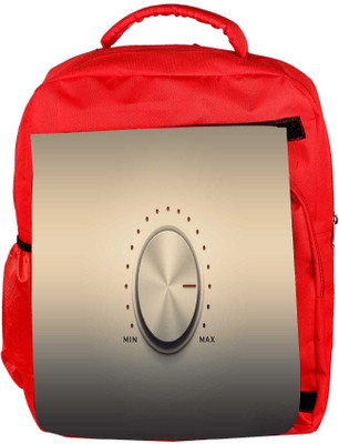 

Snoogg Eco Friendly Canvas Min Max Designer Backpack Rucksack School Travel Unisex Casual Canvas Bag Bookbag Satchel 5 L Backpack(Red)