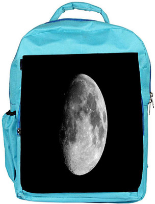 

Snoogg Eco Friendly Canvas Abstract Grey Moon Designer Backpack Rucksack School Travel Unisex Casual Canvas Bag Bookbag Satchel 5 L Backpack(Blue)