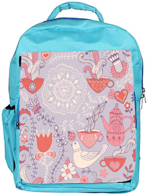 

Snoogg Eco Friendly Canvas White Pigeon Designer Backpack Rucksack School Travel Unisex Casual Canvas Bag Bookbag Satchel 5 L Backpack(Blue)