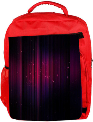 

Snoogg Eco Friendly Canvas Abstract Pink Abstract Designer Backpack Rucksack School Travel Unisex Casual Canvas Bag Bookbag Satchel 5 L Backpack(Red)