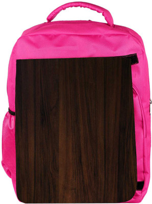 

Snoogg Eco Friendly Canvas Dark Wood Textures Designer Backpack Rucksack School Travel Unisex Casual Canvas Bag Bookbag Satchel 5 L Backpack(Pink)