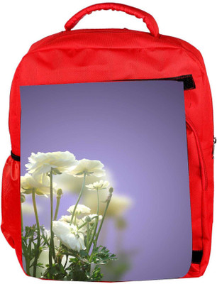 

Snoogg Eco Friendly Canvas Anniversary Flowers Backpack Rucksack School Travel Unisex Casual Canvas Bag Bookbag Satchel 5 L Backpack(Red)