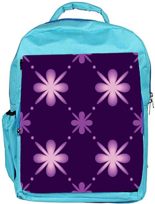

Snoogg Eco Friendly Canvas Purple Floral Pattern Designer Backpack Rucksack School Travel Unisex Casual Canvas Bag Bookbag Satchel 5 L Backpack(Blue)