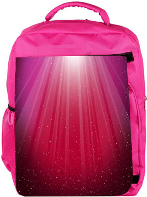 

Snoogg Eco Friendly Canvas Red Background Designer Backpack Rucksack School Travel Unisex Casual Canvas Bag Bookbag Satchel 5 L Backpack(Pink)