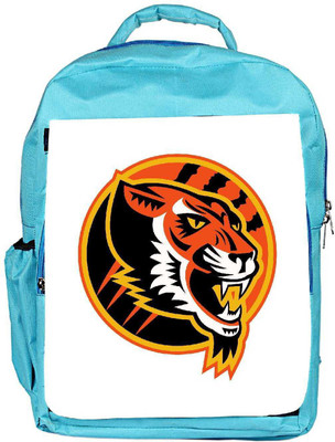 

Snoogg Eco Friendly Canvas Angry Tiger Side Retro Backpack Rucksack School Travel Unisex Casual Canvas Bag Bookbag Satchel 5 L Backpack(Blue)