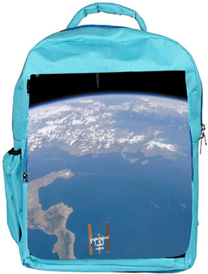 

Snoogg Eco Friendly Canvas Cyclone Designer Backpack Rucksack School Travel Unisex Casual Canvas Bag Bookbag Satchel 5 L Backpack(Blue)