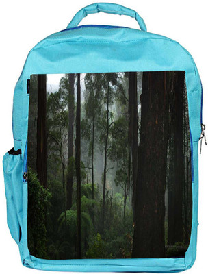 

Snoogg Eco Friendly Canvas Early Morning Forest Designer Backpack Rucksack School Travel Unisex Casual Canvas Bag Bookbag Satchel 5 L Backpack(Blue)