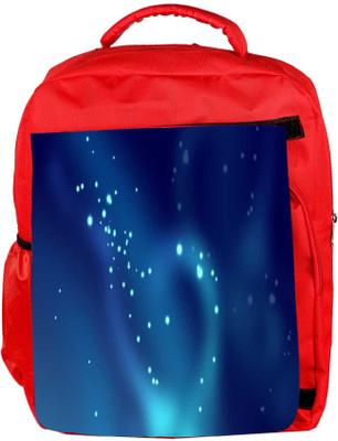

Snoogg Eco Friendly Canvas Spots Backpack Rucksack School Travel Unisex Casual Canvas Bag Bookbag Satchel 5 L Backpack(Red)
