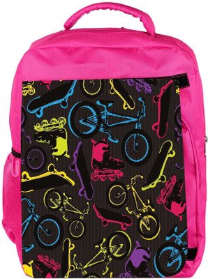 

Snoogg Eco Friendly Canvas On Roads Dark Designer Backpack Rucksack School Travel Unisex Casual Canvas Bag Bookbag Satchel 5 L Backpack(Pink)