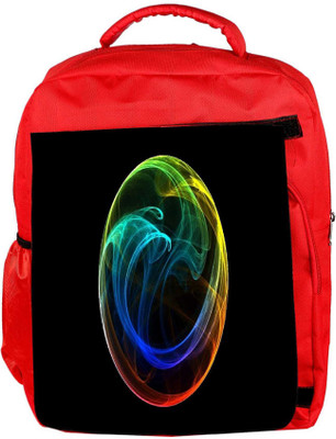 

Snoogg Eco Friendly Canvas Smoky Earth Designer Backpack Rucksack School Travel Unisex Casual Canvas Bag Bookbag Satchel 5 L Backpack(Red)