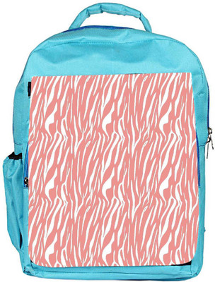 

Snoogg Eco Friendly Canvas White Strips Cream Pattern Designer Backpack Rucksack School Travel Unisex Casual Canvas Bag Bookbag Satchel 5 L Backpack(Blue)