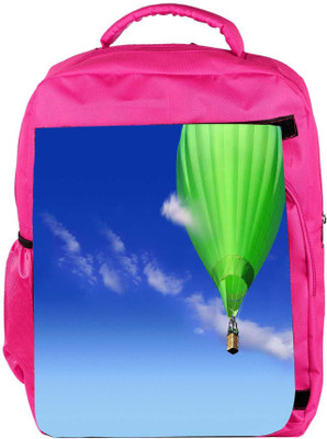 

Snoogg Eco Friendly Canvas Green Parachute Balloons Designer Backpack Rucksack School Travel Unisex Casual Canvas Bag Bookbag Satchel 5 L Backpack(Pink)