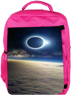 

Snoogg Eco Friendly Canvas Planet View Designer Backpack Rucksack School Travel Unisex Casual Canvas Bag Bookbag Satchel 5 L Backpack(Pink)