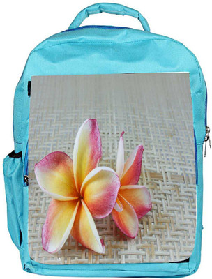 

Snoogg Eco Friendly Canvas Butterfly On Flowers Backpack Rucksack School Travel Unisex Casual Canvas Bag Bookbag Satchel 5 L Backpack(Blue)