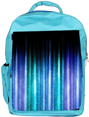 

Snoogg Eco Friendly Canvas Mixed Color Radiation Designer Backpack Rucksack School Travel Unisex Casual Canvas Bag Bookbag Satchel 5 L Backpack(Blue)